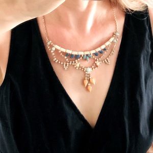 Vintage inspired rhinestone necklace